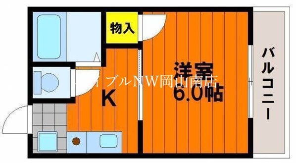 大元駅 徒歩35分 1階の物件間取画像